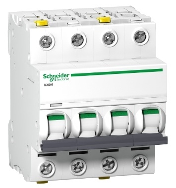 Náhled výrobku: Instalační jistič 10kA, charakteristika B, 25A, 4P