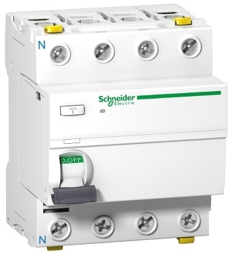 Náhled výrobku: Proudový chránič iID, 25A, 4P, 30mA - typ A