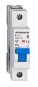 Náhled výrobku: Instalační jistič 6kA, charakteristika B, 2A, 1P, AMPARO